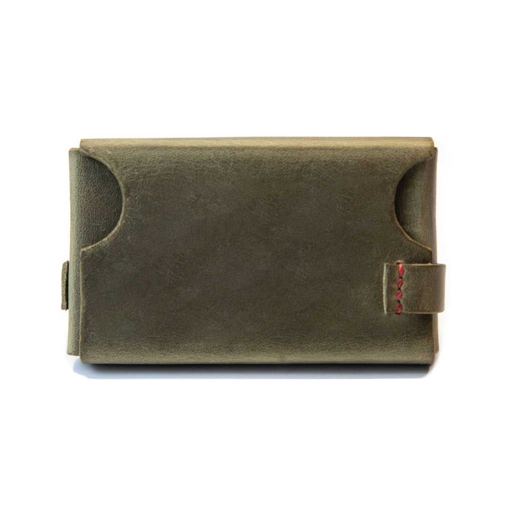Minimalist Card Holder Wallet – Easy Access Slide | The ONE Olive | I AM Family